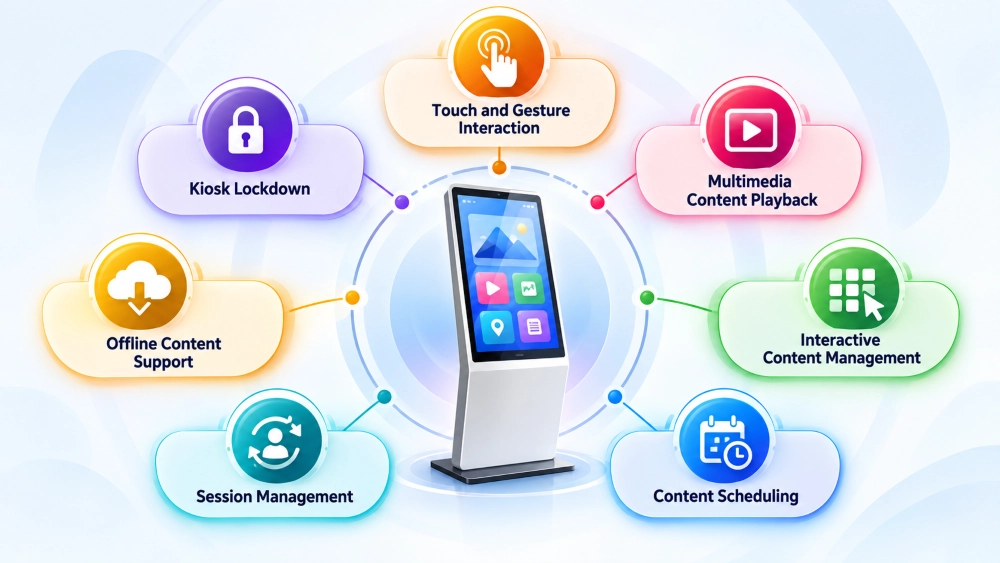 What Core Features Should Multimedia Kiosk Software Include?