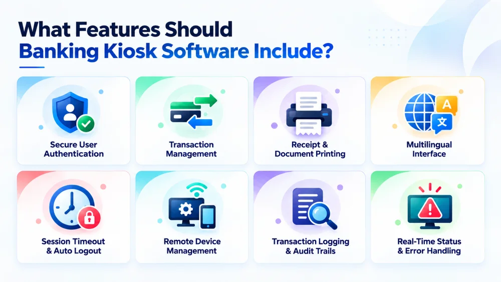 What Features Should Banking Kiosk Software Include?