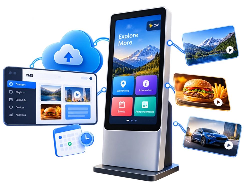 Digital Signage Kiosk Software