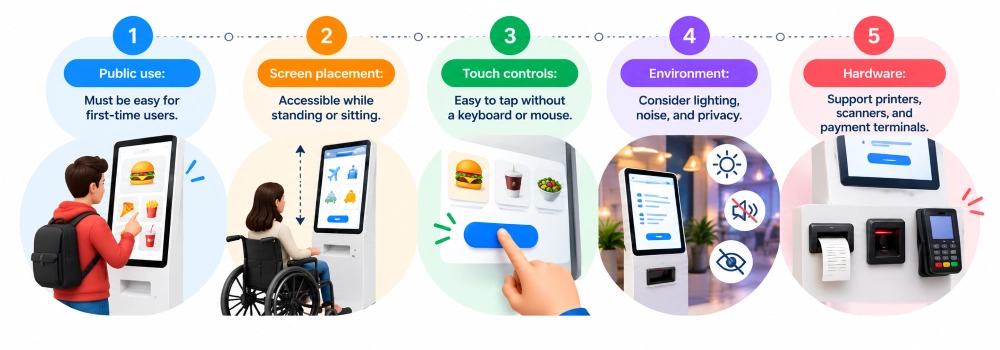 Five Steps to Accessible Kiosks