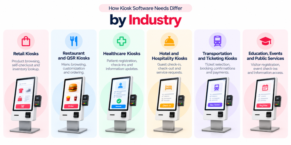 How Kiosk Software Needs Differ by Industry