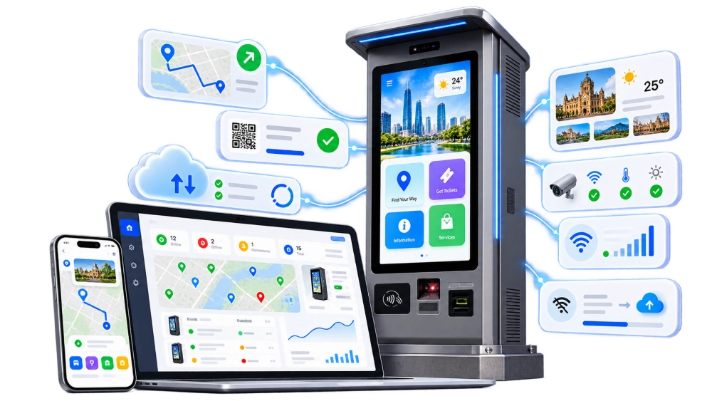 Outdoor Digital Kiosk Software Development Services