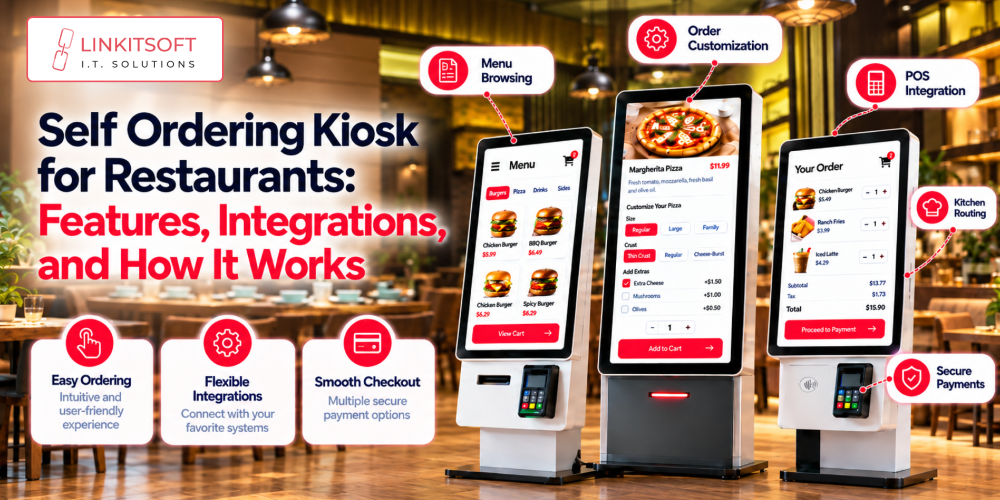 Self Ordering Kiosk for Restaurants