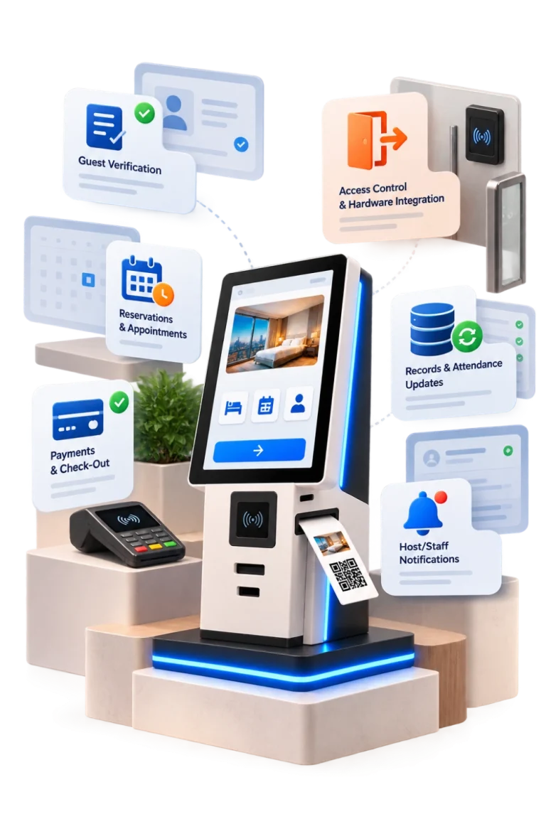Why Choose Custom Self Check-In & Check-Out Kiosk Software?​